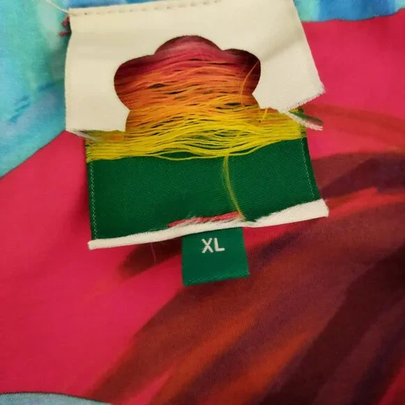 FARM RIO - Sweet Jungle Red Midi Dress - Size XL - Picture 11 of 14